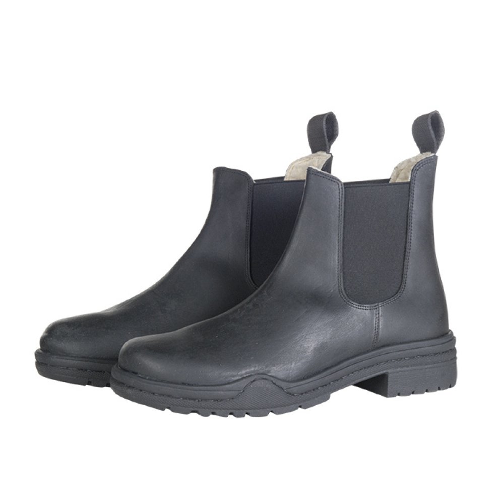 Produktbild von Hufschuhe Für Pferde QHP Reitstiefeletten Jodhpur Manilla - Leder