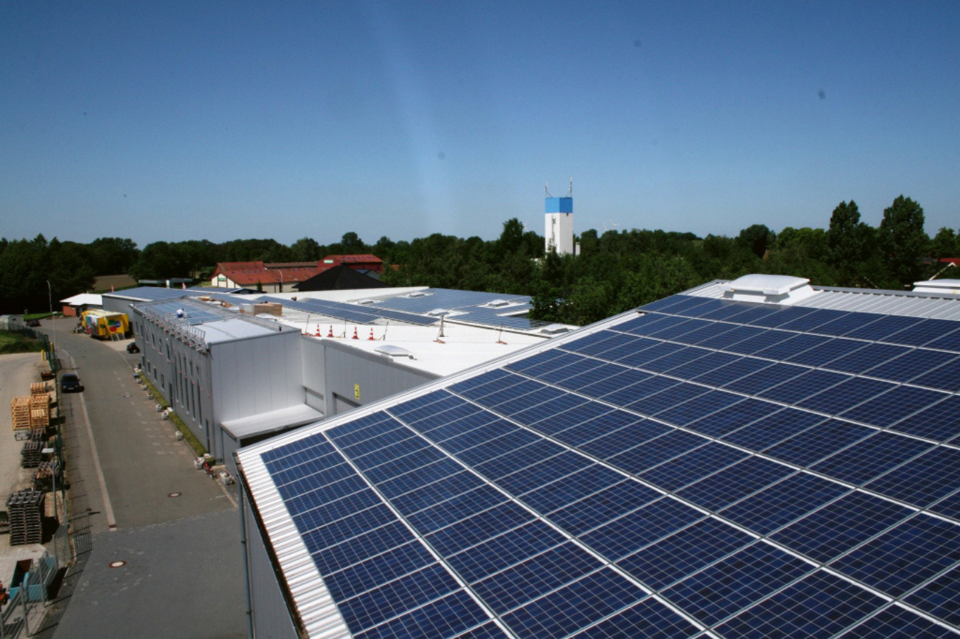Photo: HKM The photovoltaic system from HKM.