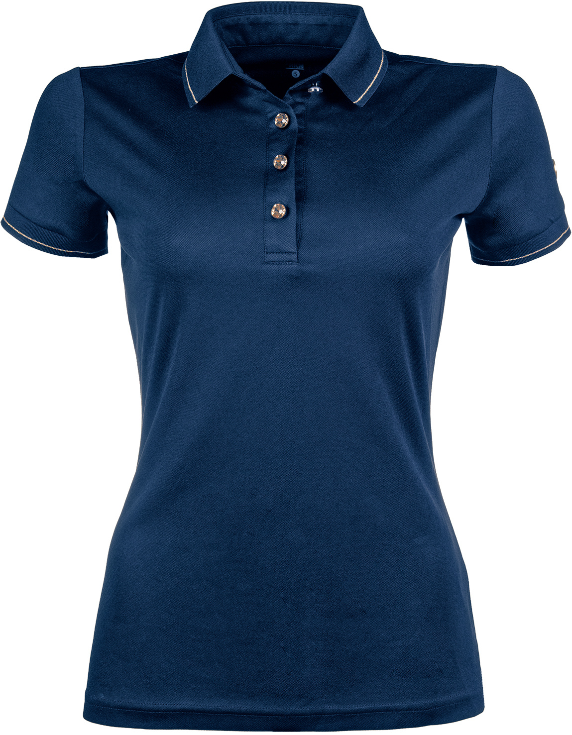 Dámské jezdecké polo tričko HKM Rosegold Glamour
