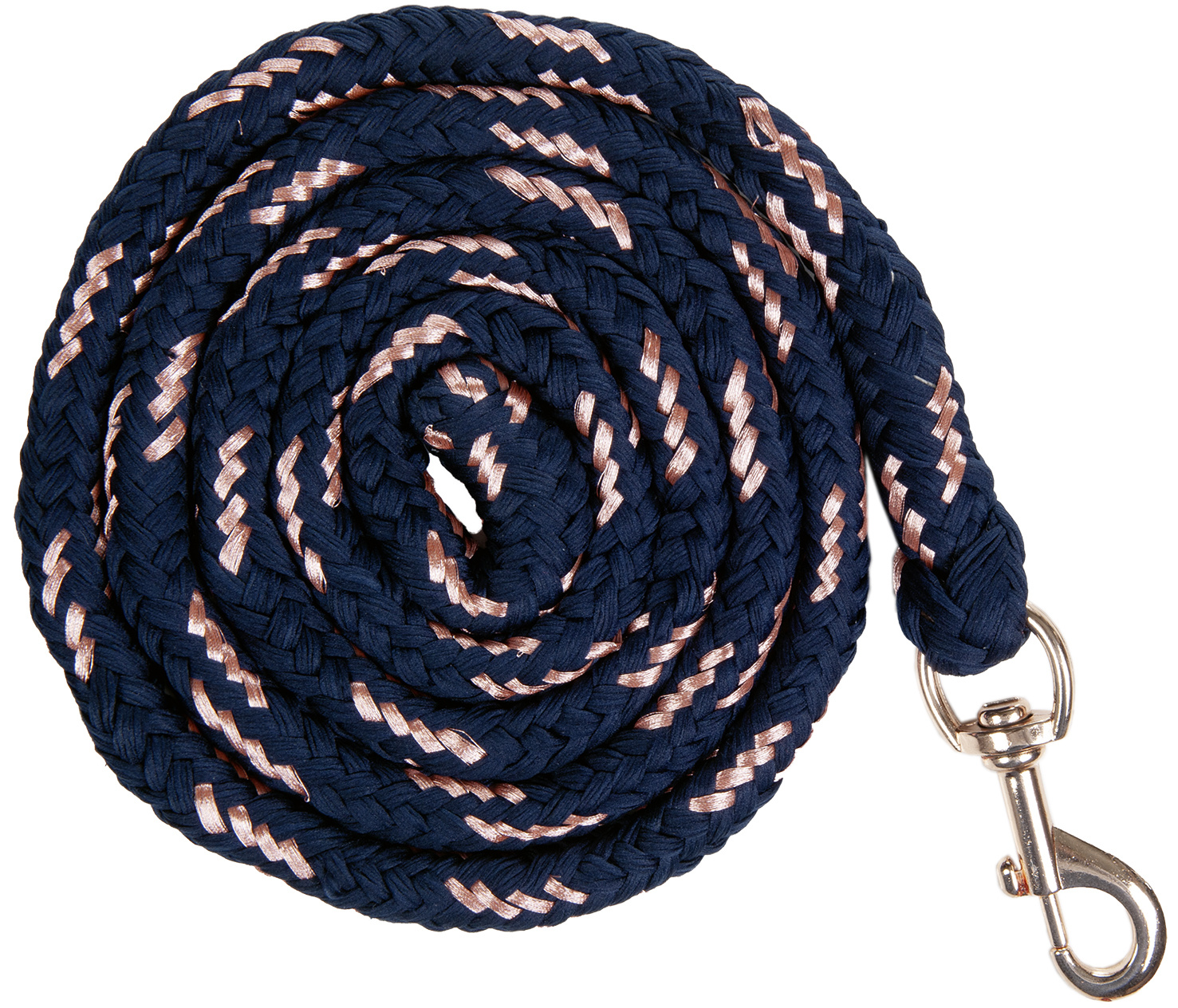 Vodítko HKM Rosegold s klasickou karabinou