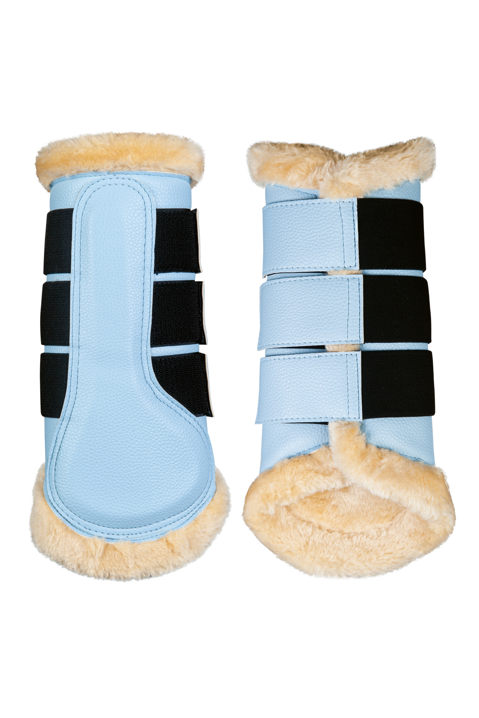 Kamaše pro koně HKM Comfort Premium Fur, pár