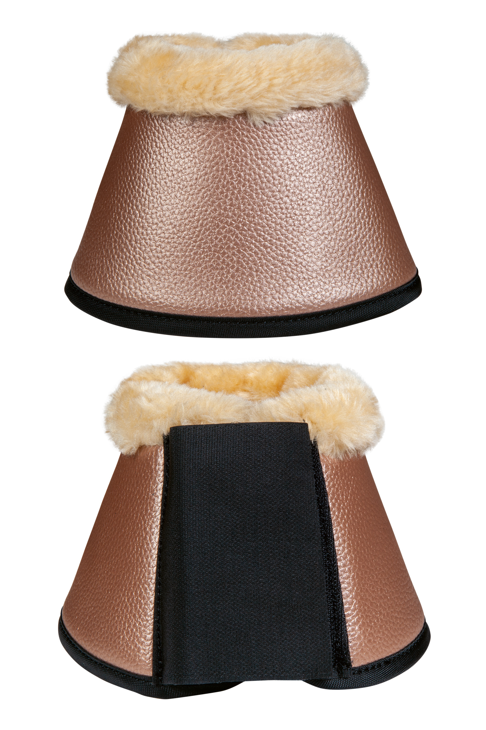 Zvony pro koně HKM Comfort Premium Fur, pár