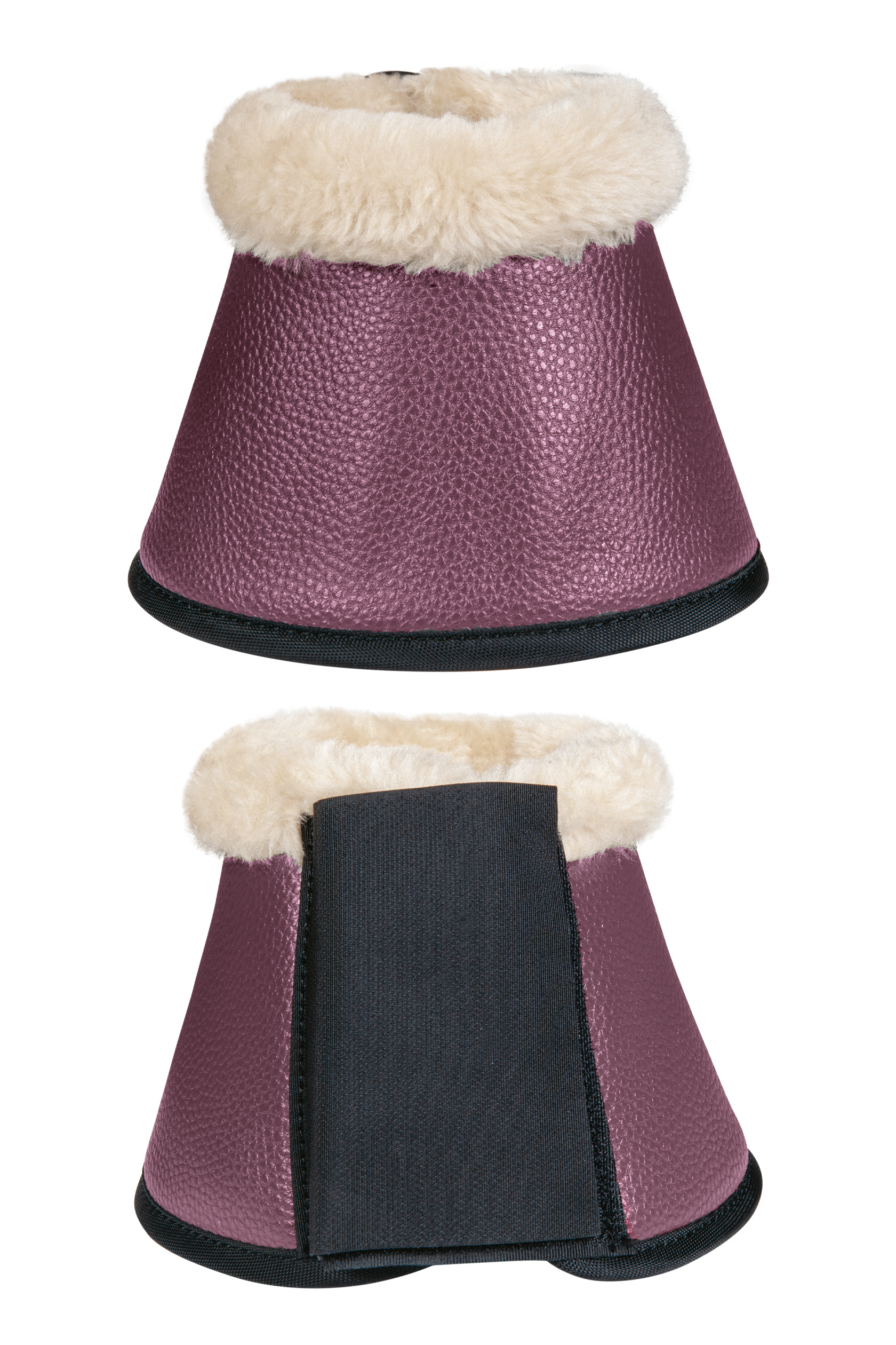 Zvony pro koně HKM Comfort Premium Fur, pár