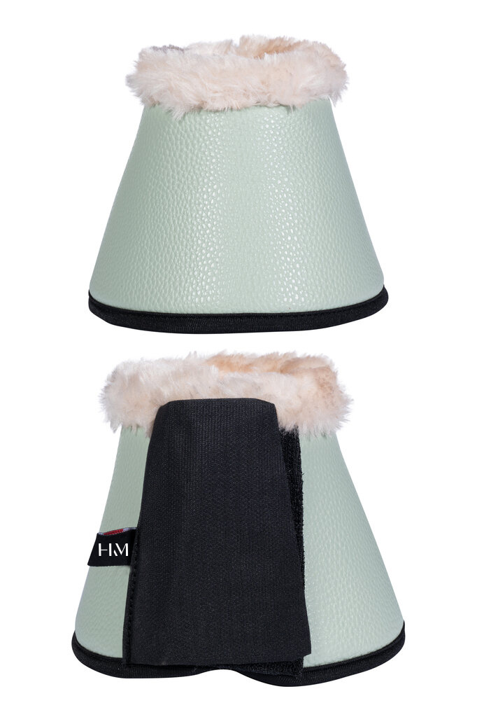 Zvony pro koně HKM Comfort Premium Fur, pár