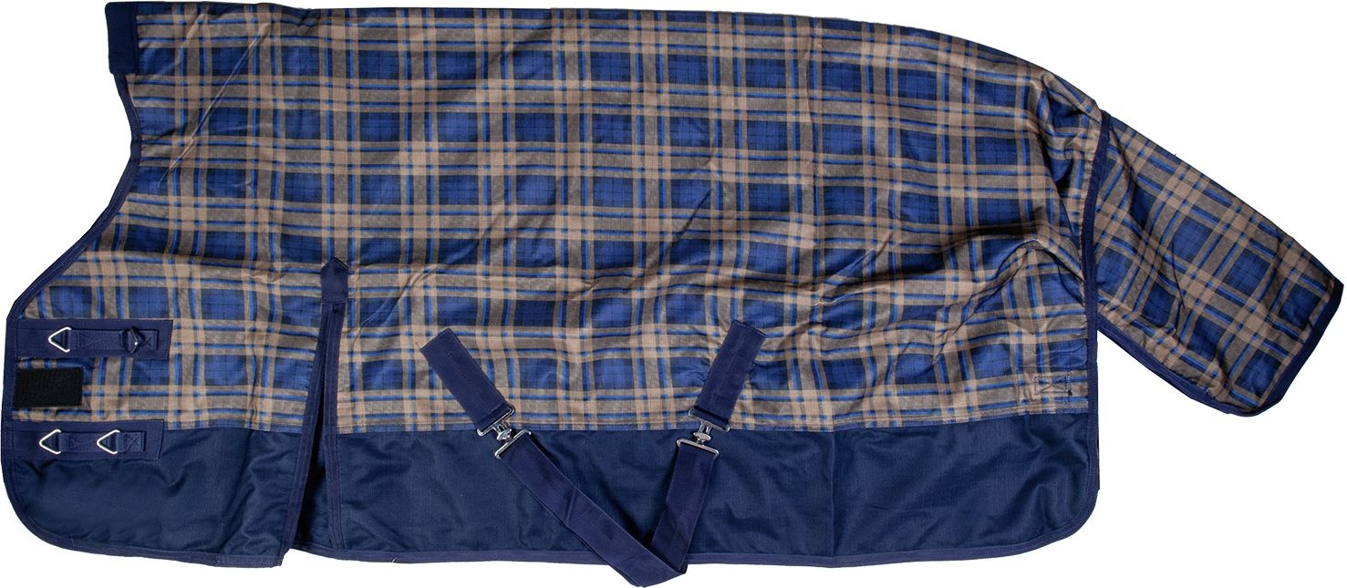 Výběhová deka HKM Milwaukee Karo High Neck 1200D 100 g
