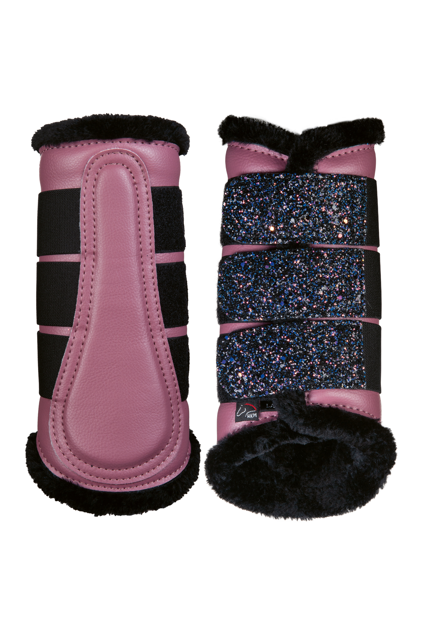 Kamaše pro koně HKM Sparkle, pár