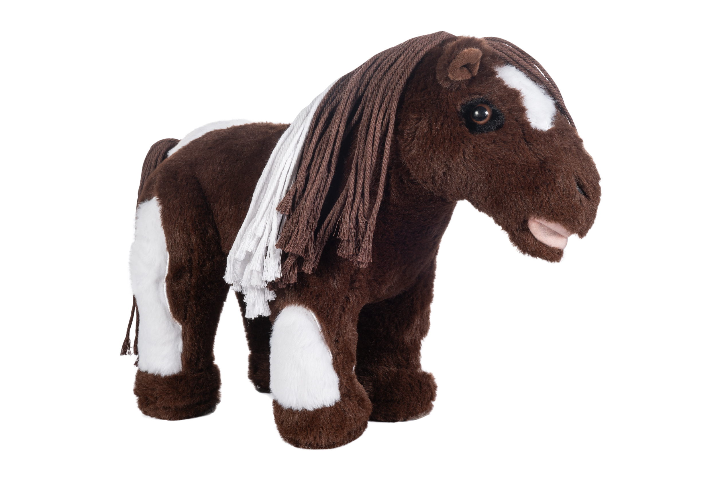 Strakatý plyšový koník HKM Cuddle Pony