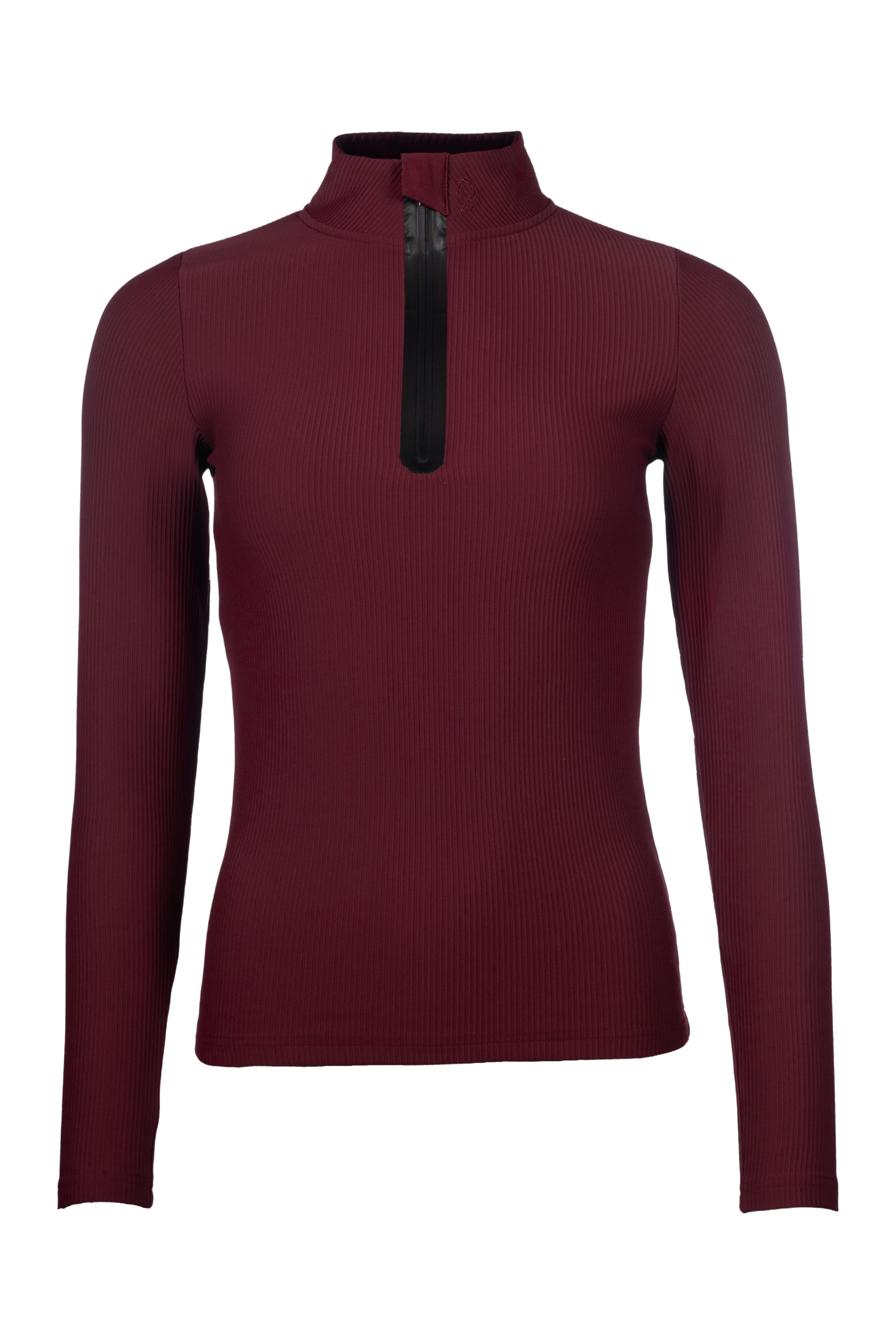 Dámské funkční jezdecké tričko HKM Livigno Ribbed