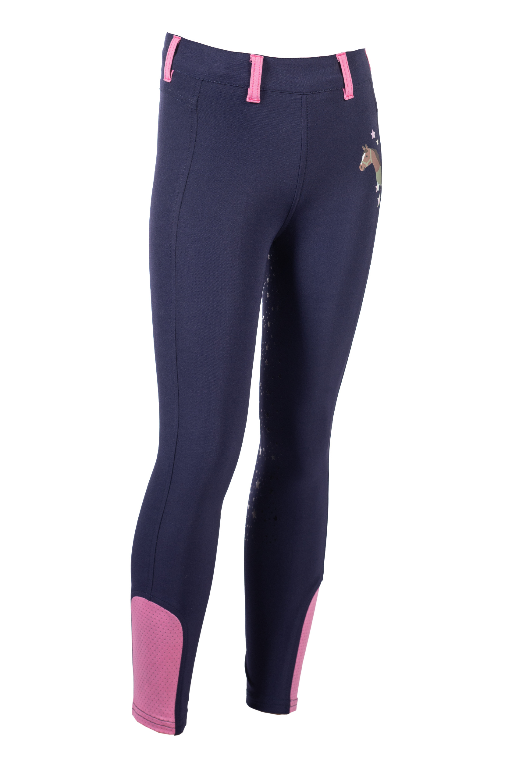 Dětské jezdecké legíny HKM Pony Dream II se silikonovým celogripem