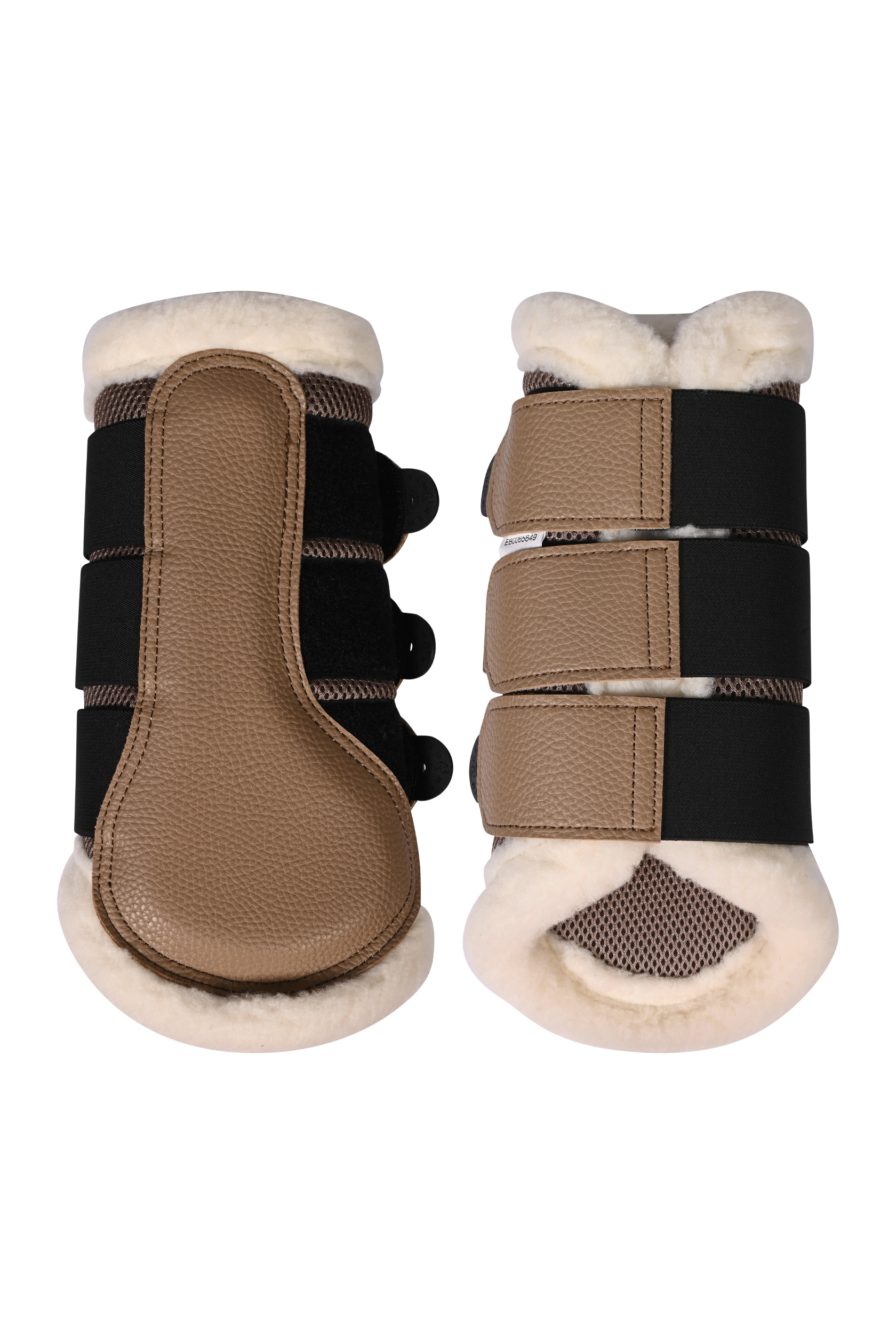 Prodyšné kamaše HKM Comfort Premium Mesh se syntetickým beránkem
