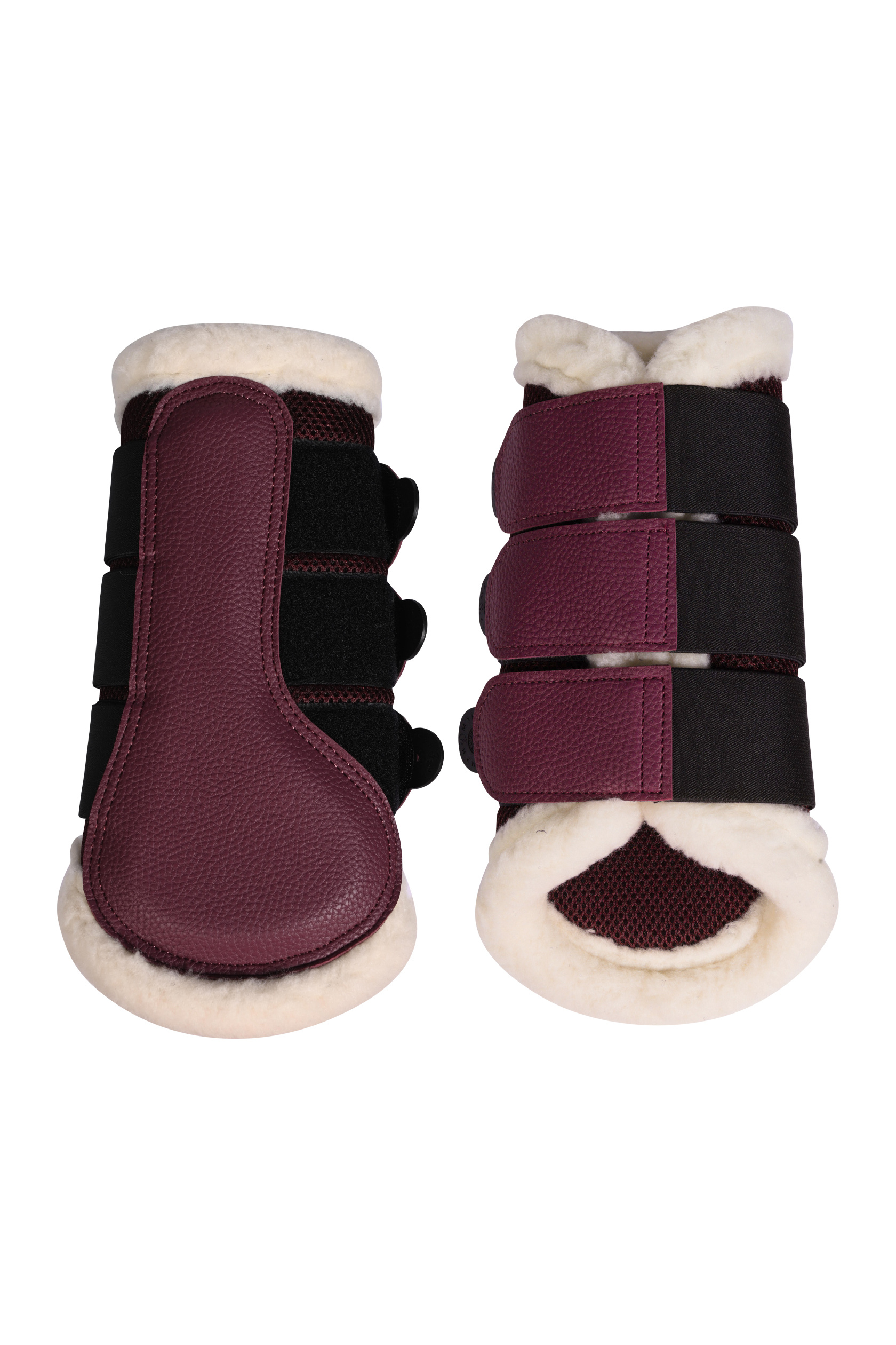 Prodyšné kamaše HKM Comfort Premium Mesh se syntetickým beránkem