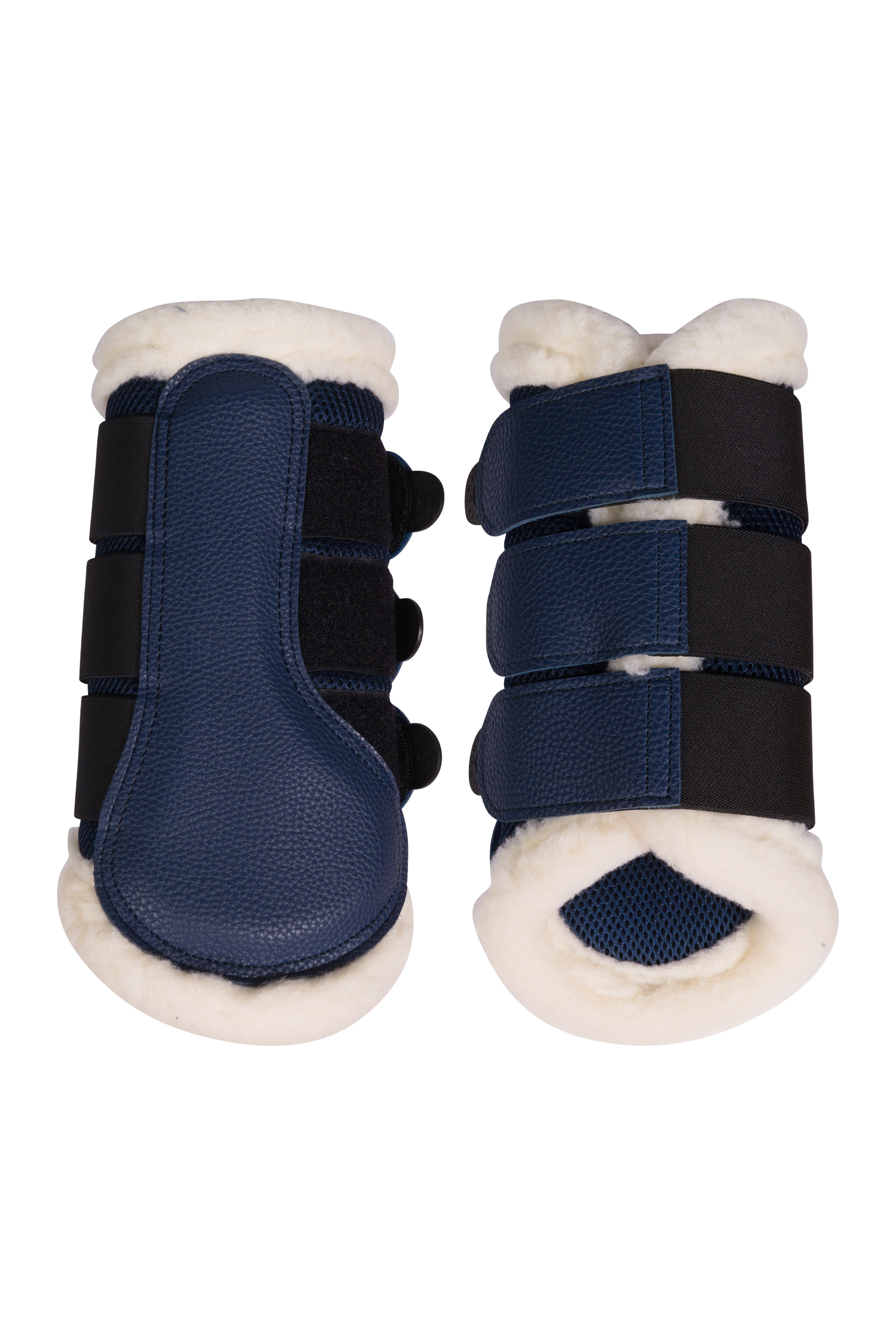 Prodyšné kamaše HKM Comfort Premium Mesh se syntetickým beránkem