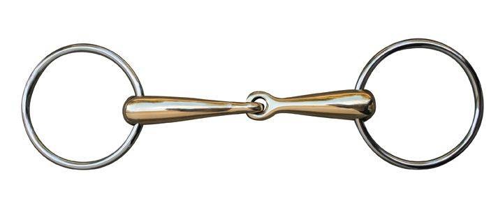 Stihlové udidlo HKM Argentan 16 mm, 1× lomené