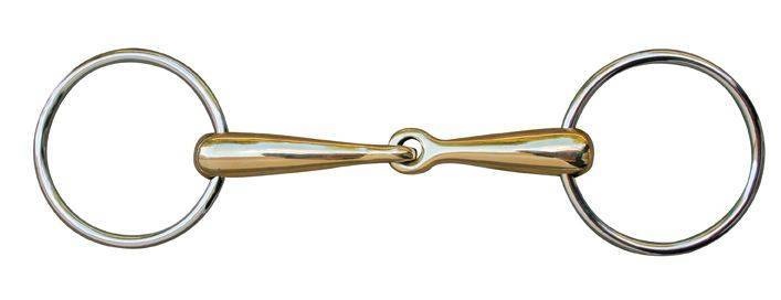 Stihlové udidlo HKM Argentan 18 mm, 1× lomené