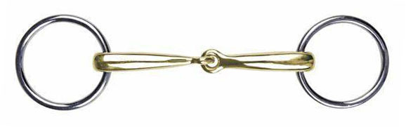 1× lomené podkladové udidlo HKM Argentan 14 mm
