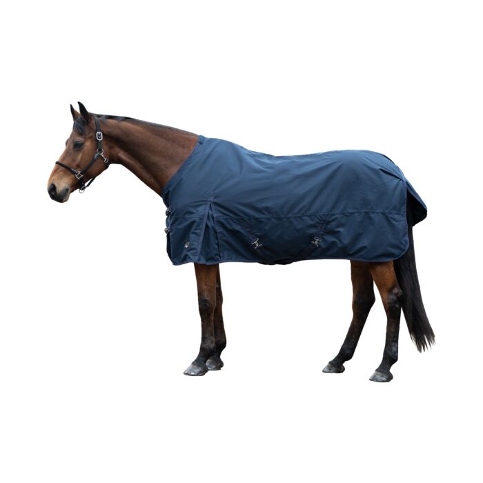 Couverture Highneck HKM Yukon 600D, 200g - Rouge Foncé/gris, Pour Cheval, Confort Et Liberté De Mouvement - 9