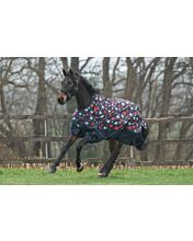 Couverture Highneck HKM Yukon 600D, 200g - Rouge Foncé/gris, Pour Cheval, Confort Et Liberté De Mouvement - 5