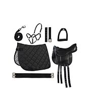 Set collare in nylon Galop Basic e corda di piombo abbinata gratuita