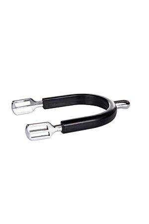 Men's spurs with plastic coating
