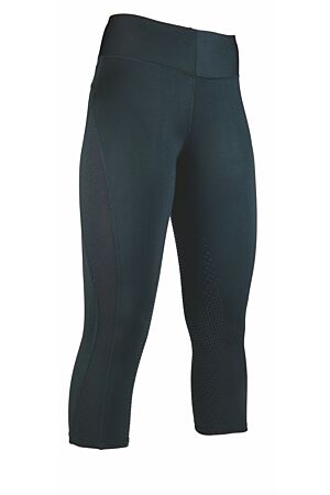3/4 riding leggings -Mesh-Style silicone full seat