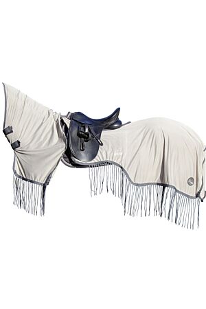 Fliegenausreitdecke -Fringes- Style, abn. Halsteil