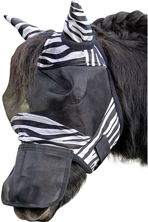 Máscara anti moscas -Zebra- Shetty