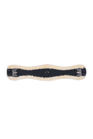 Artificial fur dressage girth