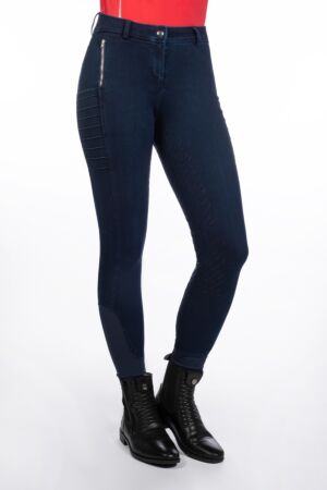 Reithose -Aruba Denim- Silikon-Vollbesatz