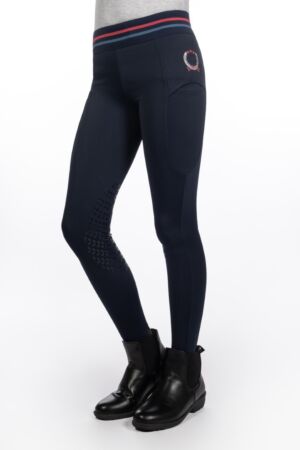 Reitleggings -Aymee- Silikon-Kniebesatz