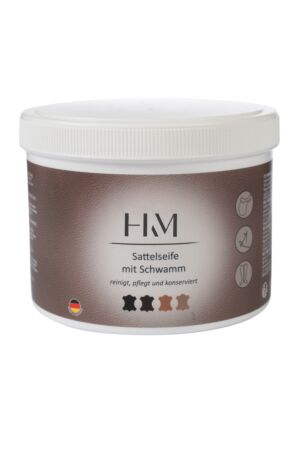 Saddle soap with sponge 500 ml