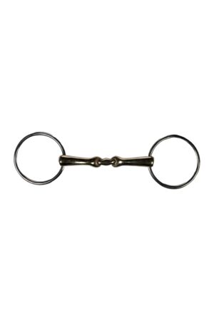 Loose ring snaffle + lozenge -High Curve- 14 mm