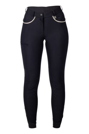 Reithose -Limone- Silikon-Kniebesatz