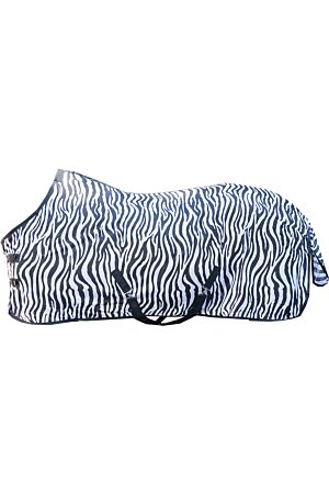 Manta anti-moscas -Zebra- con cinturón cruzado