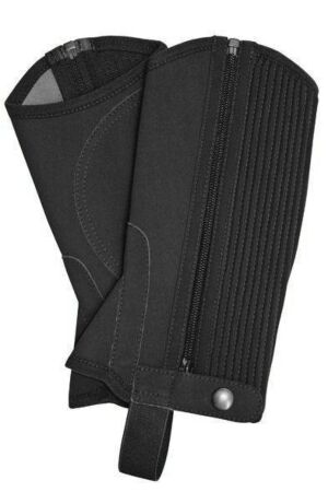Half chaps made of imitation nubuck leather
