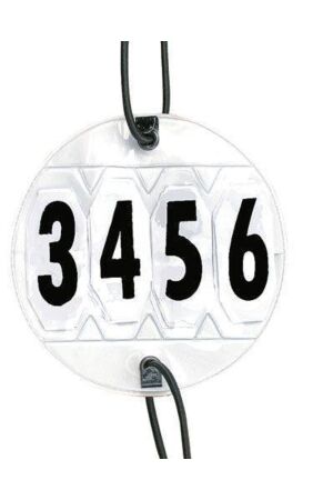 Adjustable competition show numbers (pair)