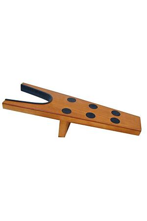 Stiefelauszieher aus Holz mit Gummistopper