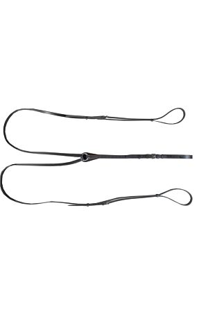 Triangle draw reins with stainless steel fittings