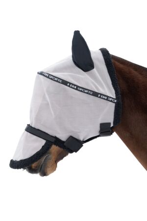 Anti-fly mask with nose protection