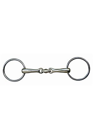 Doppelt gebrochenes Gebiss, 20 mm aus Edelstahl
