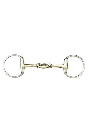 Eggbutt snaffle + lozenge 16 mm + argentan