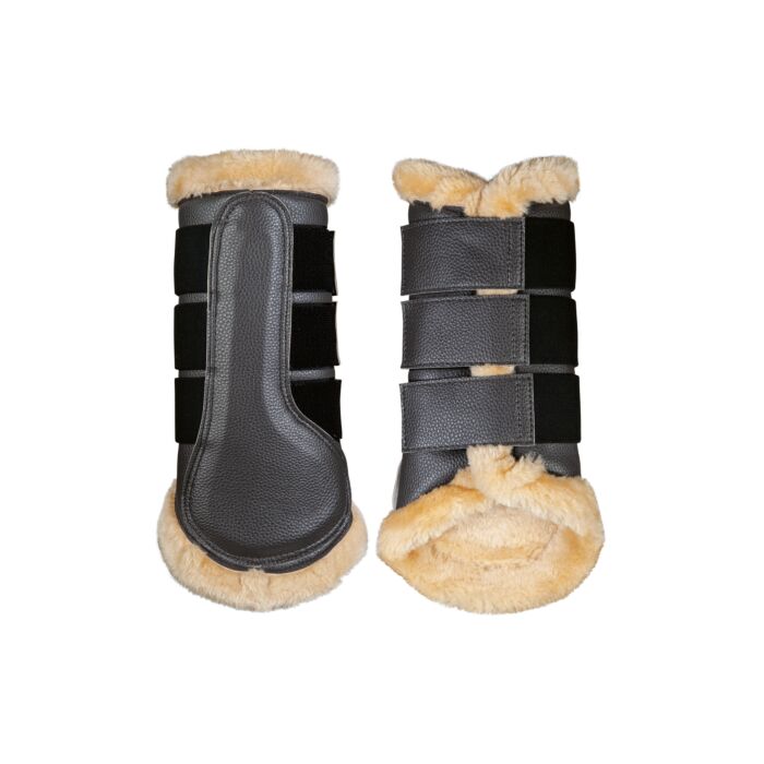 PARATENDINI da DRESSAGE linea COMFORT PREMIUM FUR con VELCRO - HKM