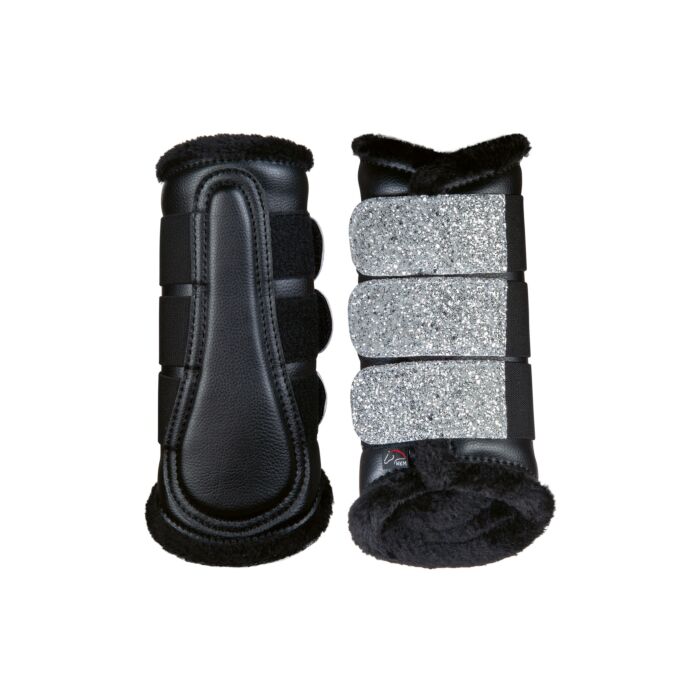 PARATENDINI da DRESSAGE linea SPARKLE con VELCRO - HKM