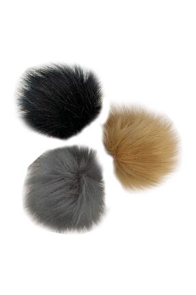Bommel für Helmüberzüge, 3er Set
