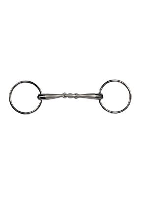 Doppelt gebrochene Wassertrense -Soft Touch- 14 mm
