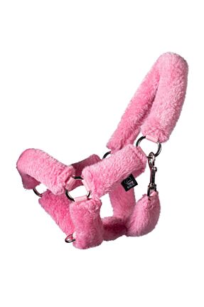 Head collar with faux fur -Hobby Horsing-