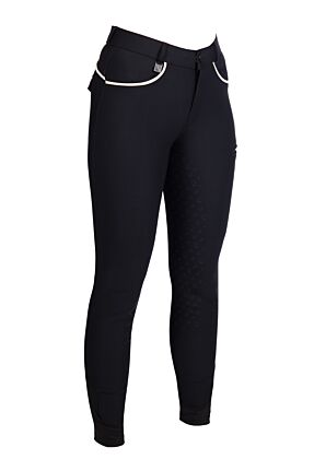Riding breeches -Limone- silicone knee patch