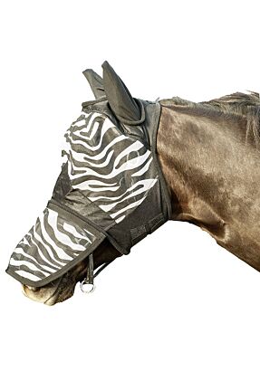 Masque anti-mouches -Zebra-, protection naseaux