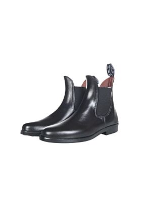 Jodhpurgummistiefel -soft/weit- mit Elastikeinsatz