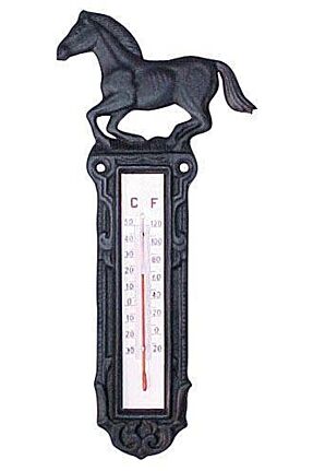 Thermomètre en fer forgé