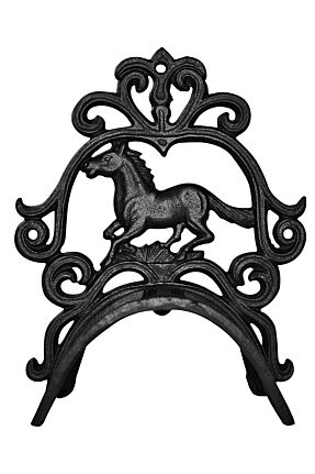 Porte-bridon en fer forgé
